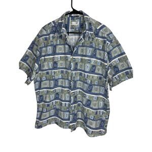 Pierre Cardin Men’s Short Sleeve Button-Up Shirt – Size XL